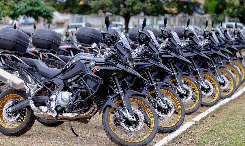 R$ 1 milhão: emenda de Fabio Abreu possibilitou compra de motos BMW para a PM